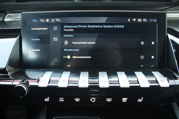 Peugeot 508 SW 1.6 HYbrid 225PK ALLURE BLACK PACK MATRIX LED KOPLAMPEN | ADAPTIEVE ACHTERVERLICHTING | SFEERVERLICHTING | NAVIGATIE | DRAADLOOS APPLE CARPLAY/ANDROID AUTO | HD CAMERA'S VOOR EN ACHTER PLUS 360 | ADAPTIEVE CRUISCONTROL | COMFORT BUSINESS PACK - AGR VOORSTOELEN MET UITSCHUIFBARE NEUS, STOELVERWARMING, ELEKTRISCH VERSTELBARE HELLINGSHOEK/LENDESTEUN | DODEHOEKBEWAKING | 18'' LICHTMETALEN VELGEN TYPE SPERONE BLACK | DONKERE HEMELBEKLEDING | ELEKTRISCH BEDIENBARE ACHTERKLEP | GLANZEND ZWARTE DAKRAILING | EXTRA GETINTE ACHTERRUITEN |