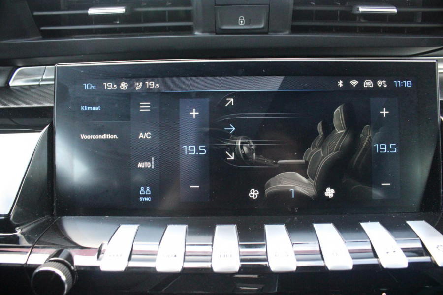 Peugeot 508 SW 1.6 HYbrid 225PK ALLURE BLACK PACK MATRIX LED KOPLAMPEN | ADAPTIEVE ACHTERVERLICHTING | SFEERVERLICHTING | NAVIGATIE | DRAADLOOS APPLE CARPLAY/ANDROID AUTO | HD CAMERA'S VOOR EN ACHTER PLUS 360 | ADAPTIEVE CRUISCONTROL | COMFORT BUSINESS PACK - AGR VOORSTOELEN MET UITSCHUIFBARE NEUS, STOELVERWARMING, ELEKTRISCH VERSTELBARE HELLINGSHOEK/LENDESTEUN | DODEHOEKBEWAKING | 18'' LICHTMETALEN VELGEN TYPE SPERONE BLACK | DONKERE HEMELBEKLEDING | ELEKTRISCH BEDIENBARE ACHTERKLEP | GLANZEND ZWARTE DAKRAILING | EXTRA GETINTE ACHTERRUITEN |