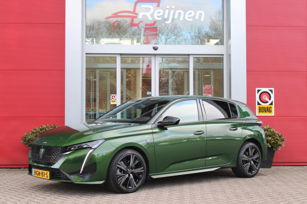 Peugeot 308 1.6 Plug-in Hybrid 225PK GT | ELEKTRISCH BEDIENBARE BESTUURDERSSTOEL MET GEHEUGENFUNCTIE | VOORSTOELEN MET VERWARMING EN MASSAGE FUNCTIE | 360° CAMERA | PARKEERSENSOREN VOOR + ACHTER | NAVIGATIE | DRAADLOZE APPLE CARPLAY/ANDROID AUTO | DAB+ RADIO | DODEHOEK DETECTIE | ADAPTIVE CRUISE CONTROL | KEYLESS ENTRY/START | 18" LICHTEMETALEN VELGEN |