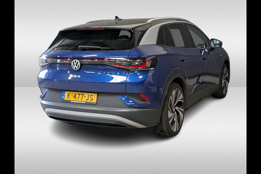 Volkswagen ID.4 First Max 77 kWh / Full option! / Panoramadak / Camera / Head-up / Keyless / 21'' / ACC / Dodehoek / Elektr. stoelen / Massage / Navigatie / Stuurverwarming