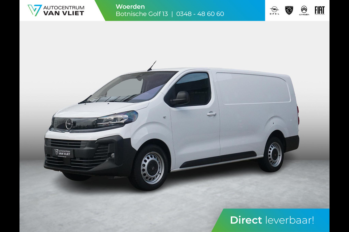 Opel Vivaro L3 2.0D 180 PK. Automaat | BPM-vrij | Navigatie incl. Apple Carplay | parkeersensoren voor & achter | dodehoekwaarschuwing | Climate Control | Keyless Entry en Start/Stop