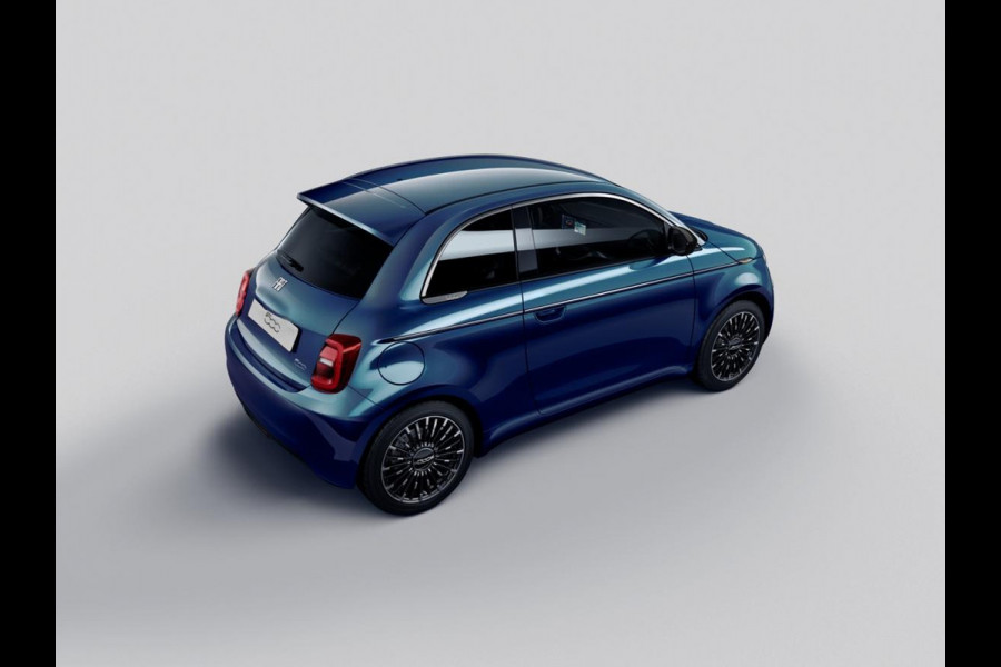 Fiat 500 Hybrid Collezione | Clima | LED | PDC | JBL Premium Audio | 17" | Camera | BSM | Canneloni Ivory/Piombo interieur