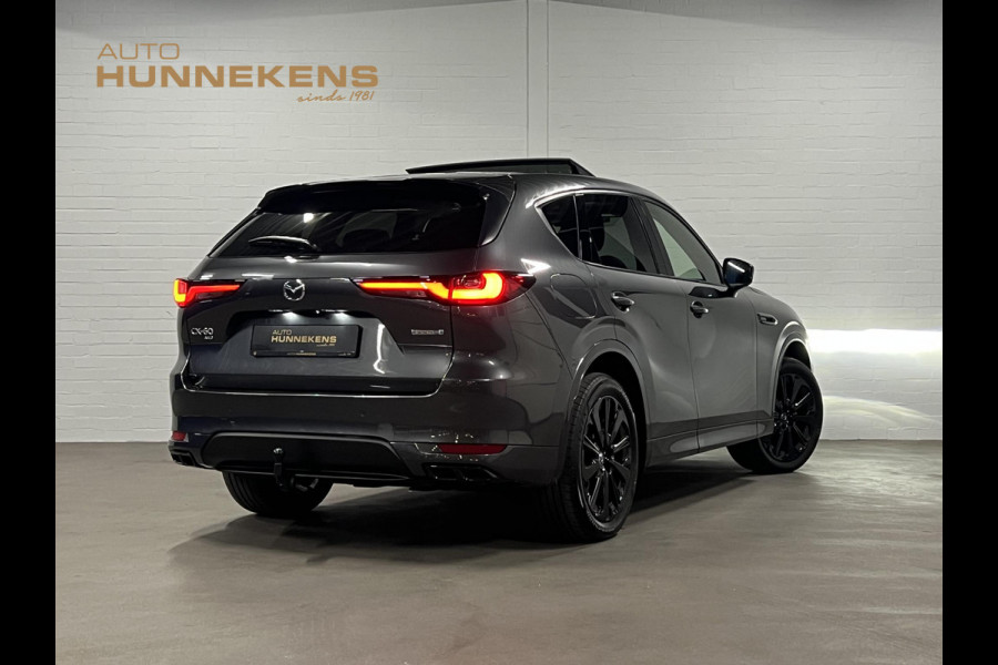 Mazda CX-60 2.5 e-SkyActiv PHEV Homura Trekhaak | Open dak | Adapt. cruise | 360 camera | Stoelventilatie | Stoel-/stuurverwarming | Head-up