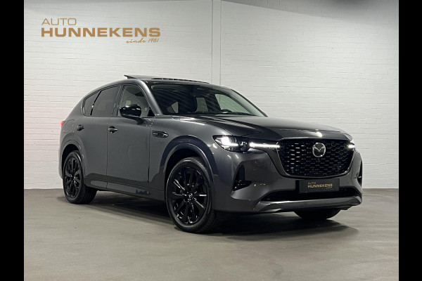 Mazda CX-60 2.5 e-SkyActiv PHEV Homura Trekhaak | Open dak | Adapt. cruise | 360 camera | Stoelventilatie | Stoel-/stuurverwarming | Head-up