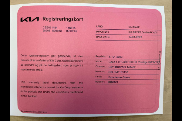 Kia Ceed Sportswagon 1.0 T-GDi DynamicLine|AFN.TREKHAAK|CARPLAY|ANDROID|STOEL+STUURVERW|CAMERA|CRUISE,CLIMATE CTRL|1E EIG|INC.BTW|