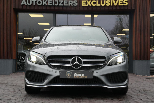Mercedes-Benz C-Klasse 350 e AMG Luchtvering Panoramadak Cruise Stoelverw. Leer