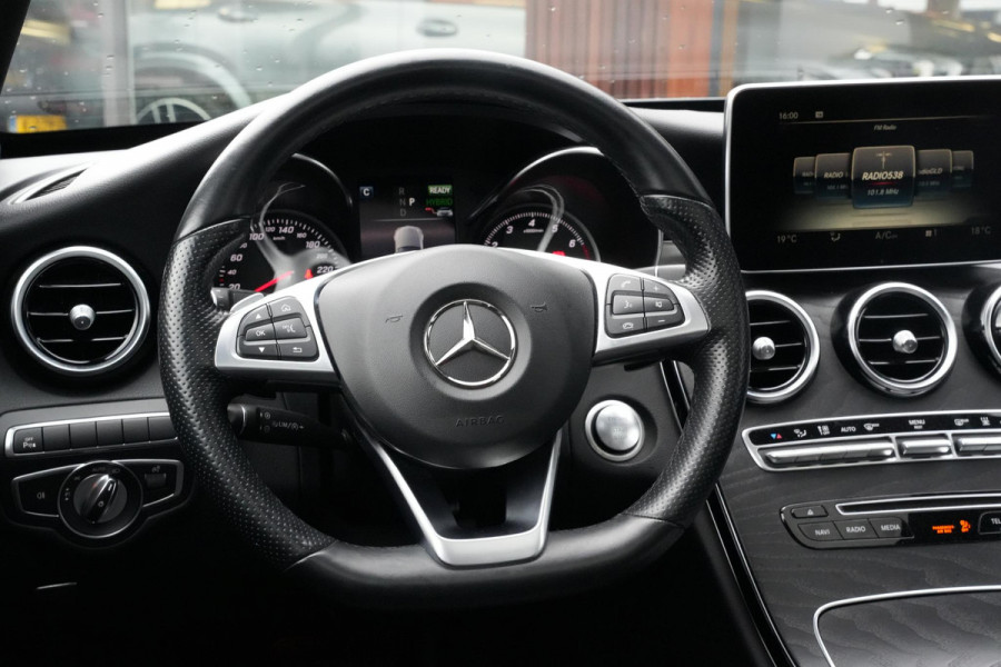 Mercedes-Benz C-Klasse 350 e AMG Luchtvering Panoramadak Cruise Stoelverw. Leer