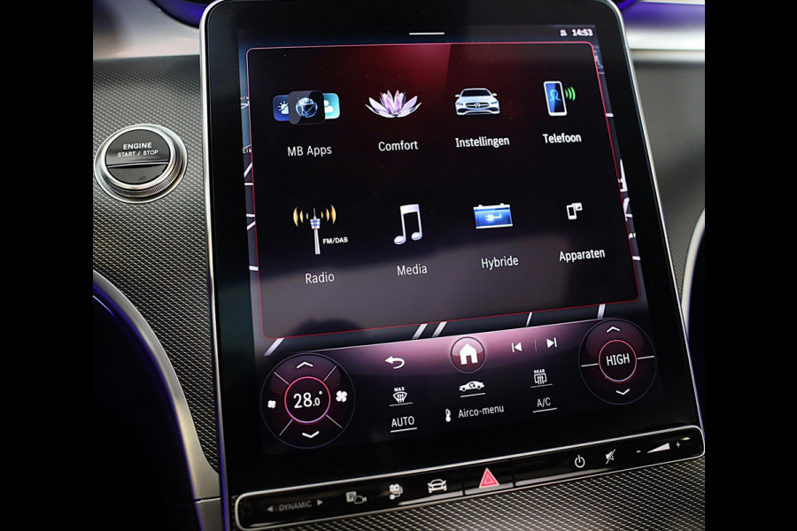 Mercedes-Benz C-Klasse 300 e AMG Line / Head Up / Camera / Acc / Lane Assist / Dode Hoek / Elek Stoelen / Memory / Pano / 20 Inch