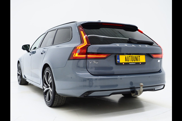 Volvo V90 2.0 T6 Plug-in hybrid AWD Plus Dark Long Range | Panoramadak | Pilot Assist | Trekhaak | Leder | Harman/Kardon | 360 | Keyless | Carplay