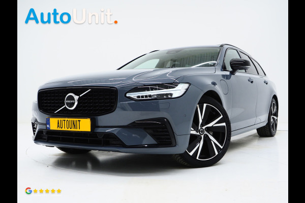 Volvo V90 2.0 T6 Plug-in hybrid AWD Plus Dark Long Range | Panoramadak | Pilot Assist | Trekhaak | Leder | Harman/Kardon | 360 | Keyless | Carplay