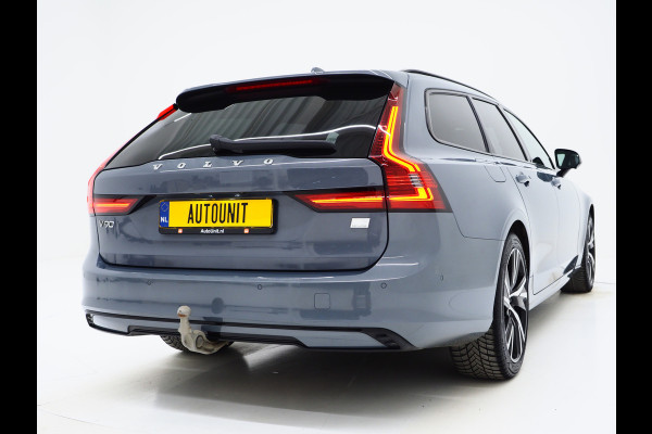 Volvo V90 2.0 T6 Plug-in hybrid AWD Plus Dark Long Range | Panoramadak | Pilot Assist | Trekhaak | Leder | Harman/Kardon | 360 | Keyless | Carplay