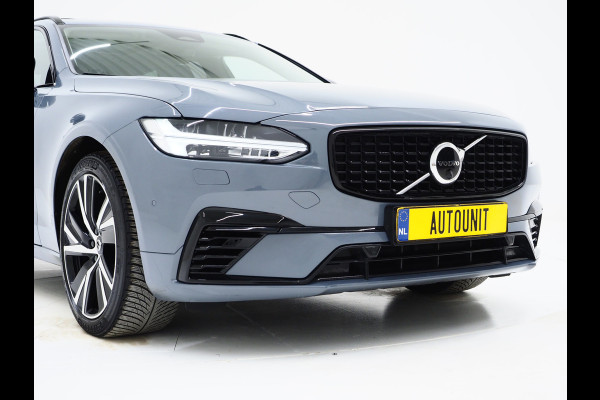 Volvo V90 2.0 T6 Plug-in hybrid AWD Plus Dark Long Range | Panoramadak | Pilot Assist | Trekhaak | Leder | Harman/Kardon | 360 | Keyless | Carplay