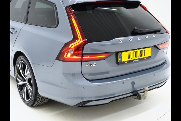 Volvo V90 2.0 T6 Plug-in hybrid AWD Plus Dark Long Range | Panoramadak | Pilot Assist | Trekhaak | Leder | Harman/Kardon | 360 | Keyless | Carplay