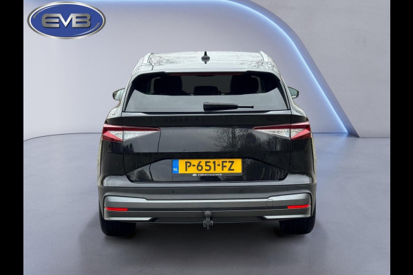 Škoda ENYAQ iV 80, achteruitrijcamera, stoel-stuurverwarming, trekhaak,1/2 lederen sportinterieur, 1 e eigenaar, NL auto met nap