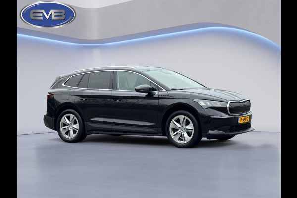Škoda ENYAQ iV 80, achteruitrijcamera, stoel-stuurverwarming, trekhaak,1/2 lederen sportinterieur, 1 e eigenaar, NL auto met nap