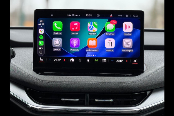 Škoda ENYAQ iV 80, achteruitrijcamera, stoel-stuurverwarming, trekhaak,1/2 lederen sportinterieur, 1 e eigenaar, NL auto met nap
