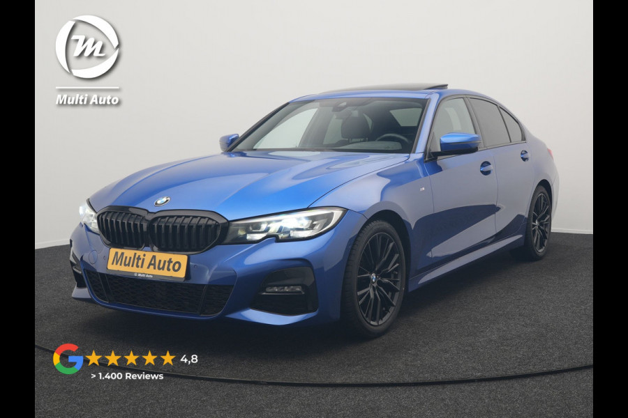 BMW 3 Serie 318i M Sport Shadow 156pk Dealer O.H | Panodak | Alcantara Sportstoelen Verwarmd | Camera & Parkassist | Keyless | Hifi Audio | Apple Carplay | 18"L.M | Sfeerverlichting |