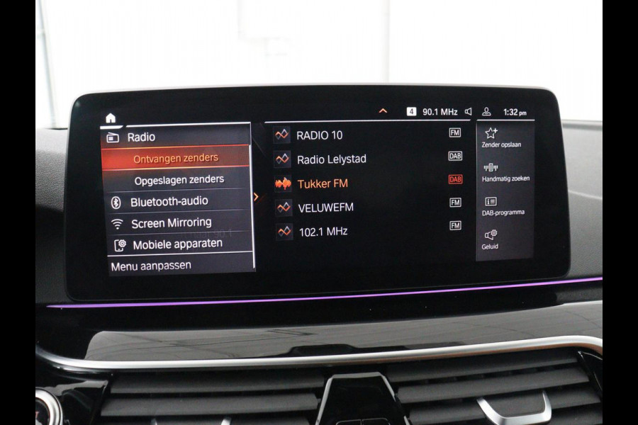 BMW 5 Serie 530i M Sport | Head-Up | Adaptive cruise | Leder | Harman/Kardon | Laserlicht | 360 Camera | Stoelverwarming | Carplay | Navigatie | Sportstoelen | Dodehoek detectie | Stuurverwarming | Live Cockpit