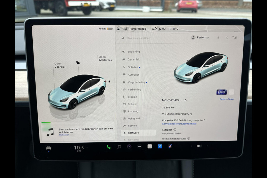 Tesla Model 3 Standard RWD Plus 60 kWh | SOH 93% | VOLLEDIGE TESLA GARANTIE TOT 01-06-2027 OF 80k KM | STOEL VERWARMING VOOR/ACHTER | STUURVERWARMING | NETTE AUTO |