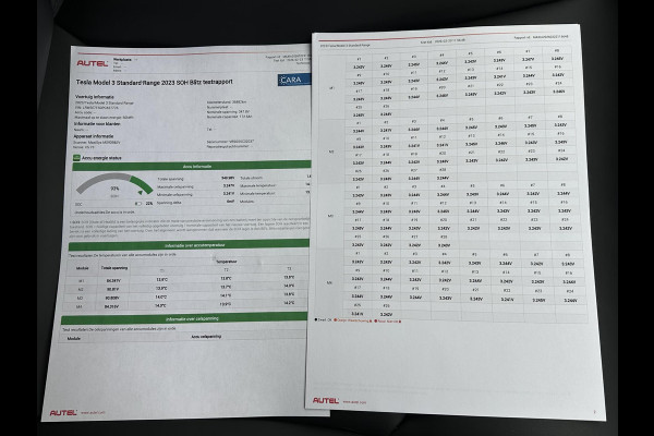 Tesla Model 3 Standard RWD Plus 60 kWh | SOH 93% | VOLLEDIGE TESLA GARANTIE TOT 01-06-2027 OF 80k KM | STOEL VERWARMING VOOR/ACHTER | STUURVERWARMING | NETTE AUTO |