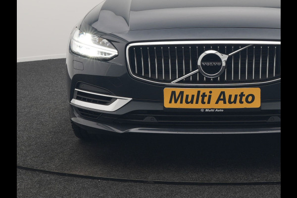 Volvo V90 T8 AWD Inscription Plug In Hybrid 394pk Dealer O.H PHEV | Trekhaak af Fabriek | Panodak | Adaptive Cruise | Luxe Lederen Sportstoelen Memory | Pilot Assist | Camera | 19 "L.M | Apple Carplay |