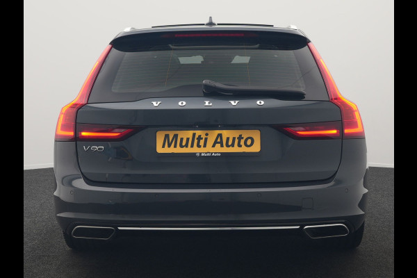 Volvo V90 T8 AWD Inscription Plug In Hybrid 394pk Dealer O.H PHEV | Trekhaak af Fabriek | Panodak | Adaptive Cruise | Luxe Lederen Sportstoelen Memory | Pilot Assist | Camera | 19 "L.M | Apple Carplay |