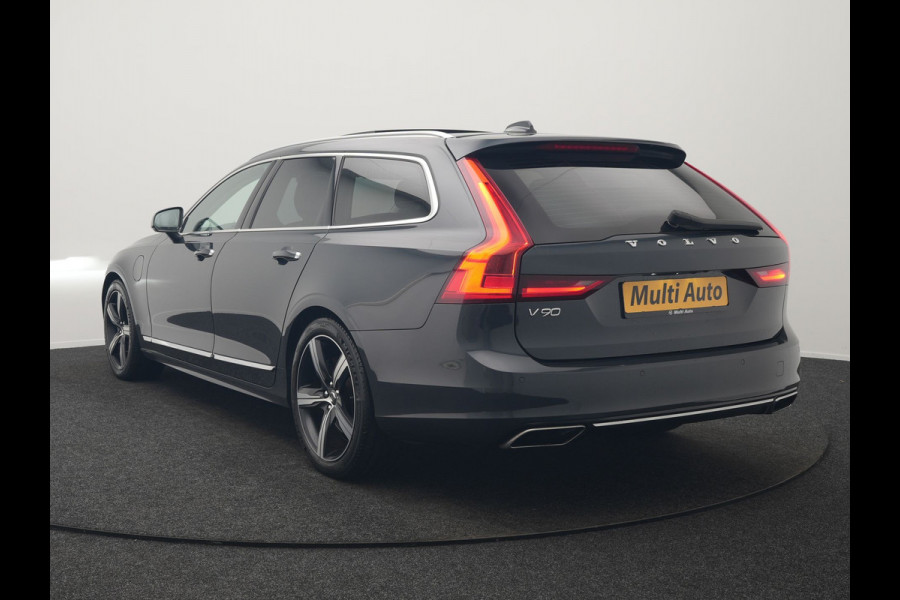 Volvo V90 T8 AWD Inscription Plug In Hybrid 394pk Dealer O.H PHEV | Trekhaak af Fabriek | Panodak | Adaptive Cruise | Luxe Lederen Sportstoelen Memory | Pilot Assist | Camera | 19 "L.M | Apple Carplay |