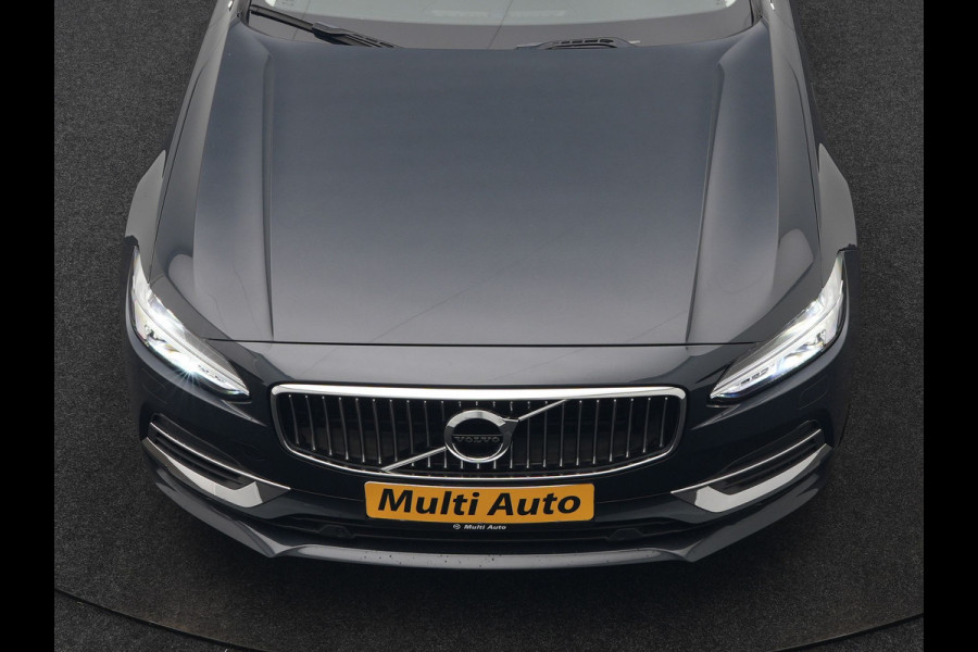 Volvo V90 T8 AWD Inscription Plug In Hybrid 394pk Dealer O.H PHEV | Trekhaak af Fabriek | Panodak | Adaptive Cruise | Luxe Lederen Sportstoelen Memory | Pilot Assist | Camera | 19 "L.M | Apple Carplay |