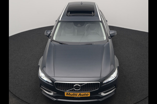 Volvo V90 T8 AWD Inscription Plug In Hybrid 394pk Dealer O.H PHEV | Trekhaak af Fabriek | Panodak | Adaptive Cruise | Luxe Lederen Sportstoelen Memory | Pilot Assist | Camera | 19 "L.M | Apple Carplay |