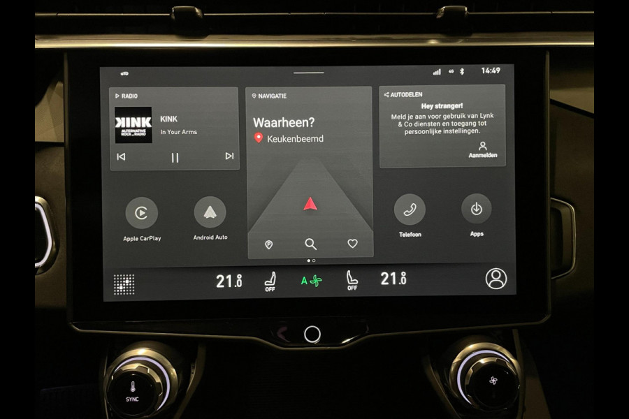 Lynk & Co 01 1.5|09-2022|PHEV|BLUE|PANO|ACC|360 CAMERA|ANDROID/CARPLAY|STOELVERW|INFINITY AUDIO|MEMORY|ELEK. A-KLEP + INTERIEUR|