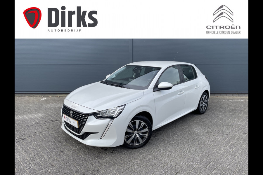Peugeot 208 75pk Active (Airco - Parkeersensoren - Navigatie via APP - Cruise Controle - Parelmoer wit)