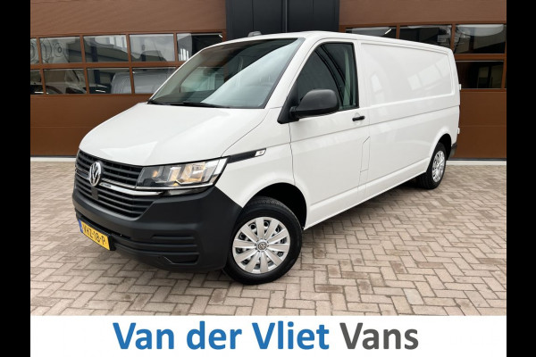 Volkswagen Transporter T6.1 2.0 TDI 110pk E6 L2 3-Zits Lease €346 p/m, Airco, Carplay, PDC, Volledig onderhoudshistorie aanwezig
