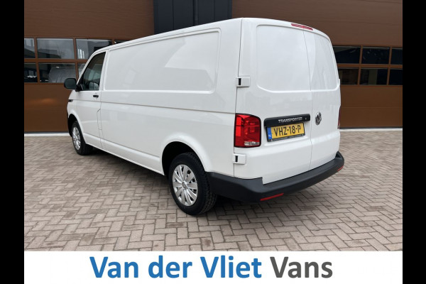 Volkswagen Transporter T6.1 2.0 TDI 110pk E6 L2 3-Zits Lease €346 p/m, Airco, Carplay, PDC, Volledig onderhoudshistorie aanwezig