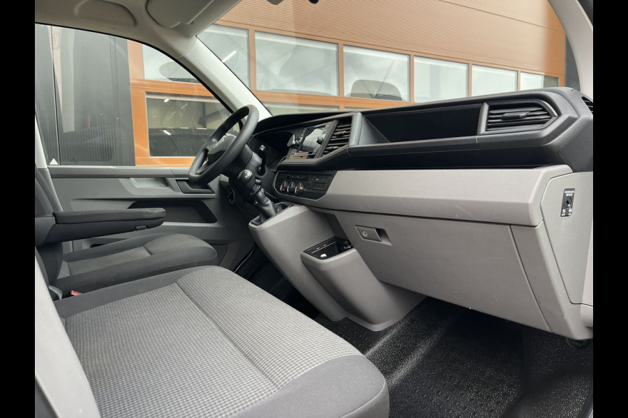 Volkswagen Transporter T6.1 2.0 TDI 110pk E6 L2 3-Zits Lease €346 p/m, Airco, Carplay, PDC, Volledig onderhoudshistorie aanwezig