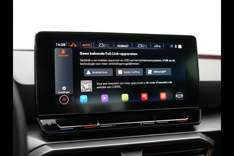 CUPRA Leon Sportstourer 1.4 e-Hybrid VZ Plug In Hybrid 245pk Dealer O.H PHEV | Adaptive Cruise | Camera | Keyless | Sportstoelen Verwarmd | Apple Carplay | Sfeerverlichting | Virtual | Navigatie | DAB+ | 19"L.M |