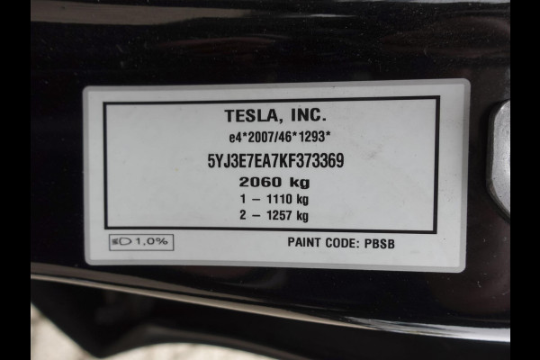 Tesla Model 3 Standard RWD Plus 60 kWh | Navigatie | Panorama dak | 360 camera | Parkeersensoren | Stoelverwarming | Ledverlichting | Leder | Climate Control | HANDEL / EXPORT!