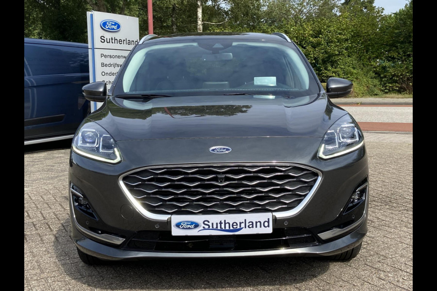 Ford Kuga 2.5 PHEV Vignale 225pk | Wegklapbare Trekhaak | Panoramadak | Adaptive cruise control | Head up Display | Leder | Bang&Olufsen | Dodehoeksensoren | Camera