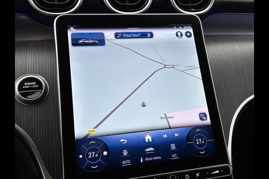 Mercedes-Benz GLC Coupé 300 e 4MATIC Plug-In Hybride Trekhaak | Alarm Klasse 3 | Rijassistentiepakket plus | Stuur en Stoelverwarming | Parkeerpakket met 360°-camera | Distronic. Inclusief 24 maanden MB Certified garantie voor Europa.