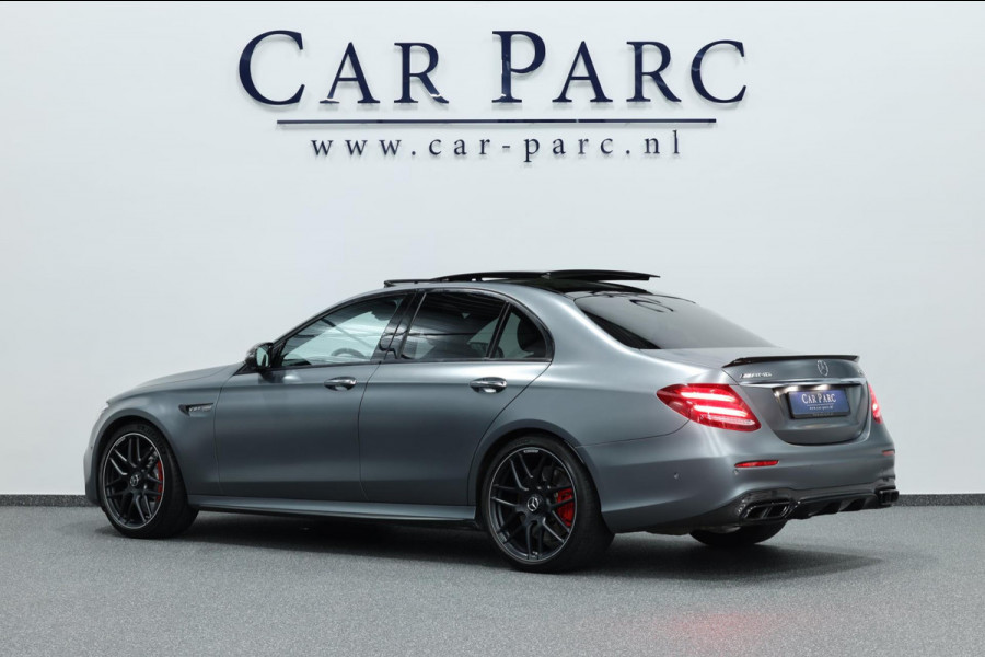 Mercedes-Benz E-Klasse AMG 63 S 4MATIC+ 612+PK MATT/MASSAGE/VIRTUAL/SFEER/LUCHT/PANO/360/ACC/ECC/12 MDN GARANTIE!