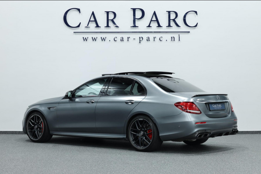 Mercedes-Benz E-Klasse AMG 63 S 4MATIC+ 612+PK MATT/MASSAGE/VIRTUAL/SFEER/LUCHT/PANO/360/ACC/ECC/12 MDN GARANTIE!