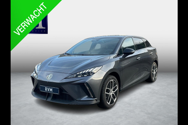 MG Mg4 electric Luxury 64 kWh |LONG RANGE|  11.000KM! | 7 JAAR GARANTIE BIJ MG| SUPER COMPLETE AUTO| RONDOMZICHT CAMERA| STOEL+ STUUR VERWARMING| DODE HOEK