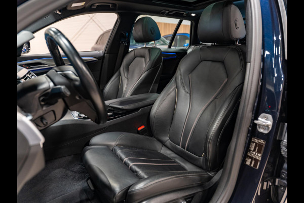 BMW 5 Serie Touring 520i High Executive M Pakket, Pano, Virtual Cockpit, Leder, 19"M Sport Velgen, Prive Glas, Volledig Onderhoud