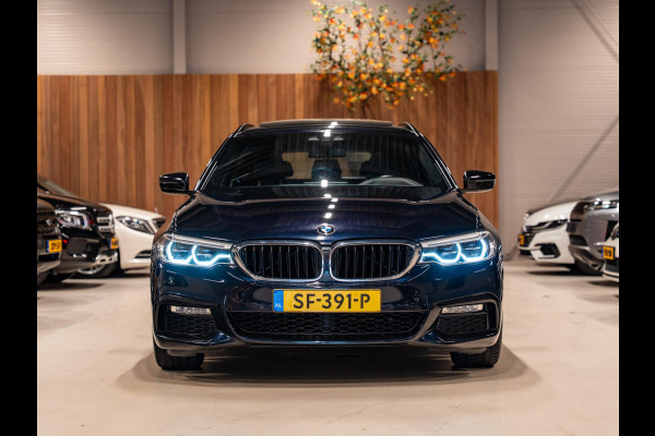 BMW 5 Serie Touring 520i High Executive M Pakket, Pano, Virtual Cockpit, Leder, 19"M Sport Velgen, Prive Glas, Volledig Onderhoud