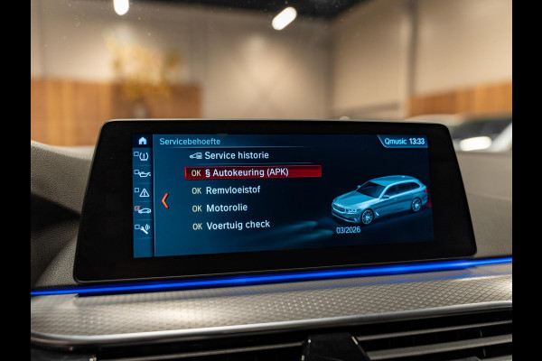 BMW 5 Serie Touring 520i High Executive M Pakket, Pano, Virtual Cockpit, Leder, 19"M Sport Velgen, Prive Glas, Volledig Onderhoud