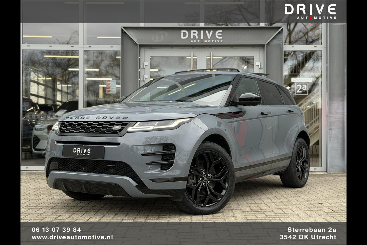 Land Rover Range Rover Evoque 1.5 P300e AWD R-Dynamic SE Black Style|Schuif/kantel dak|Meridian|Sfeer|Winterpakket