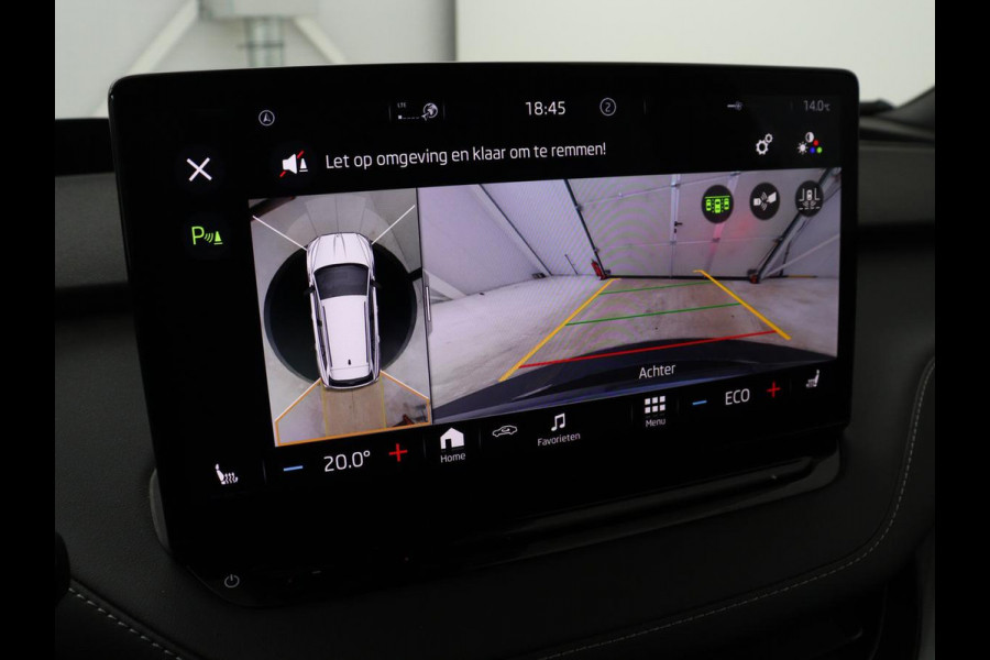 Škoda ENYAQ iV 80 Sportline | SOH 91% | Panoramdak | Head-Up | Trekhaak | Adaptive cruise | 360 Camera | Stoelverwarming | Matrix LED | Memory | Carplay | Navigatie | Alcantara