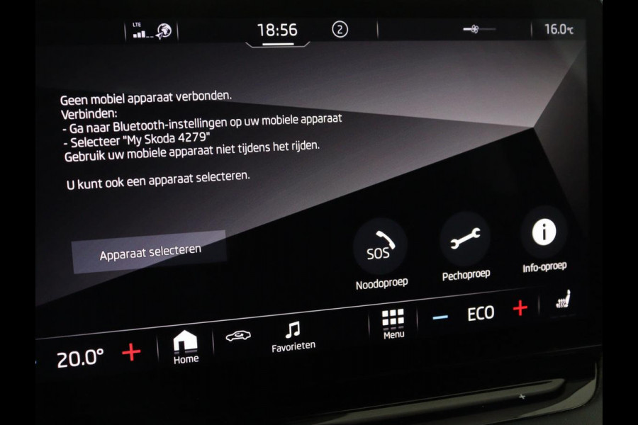 Škoda ENYAQ iV 80 Sportline | SOH 91% | Panoramdak | Head-Up | Trekhaak | Adaptive cruise | 360 Camera | Stoelverwarming | Matrix LED | Memory | Carplay | Navigatie | Alcantara