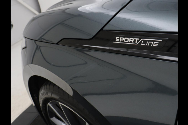 Škoda ENYAQ iV 80 Sportline | SOH 91% | Panoramdak | Head-Up | Trekhaak | Adaptive cruise | 360 Camera | Stoelverwarming | Matrix LED | Memory | Carplay | Navigatie | Alcantara