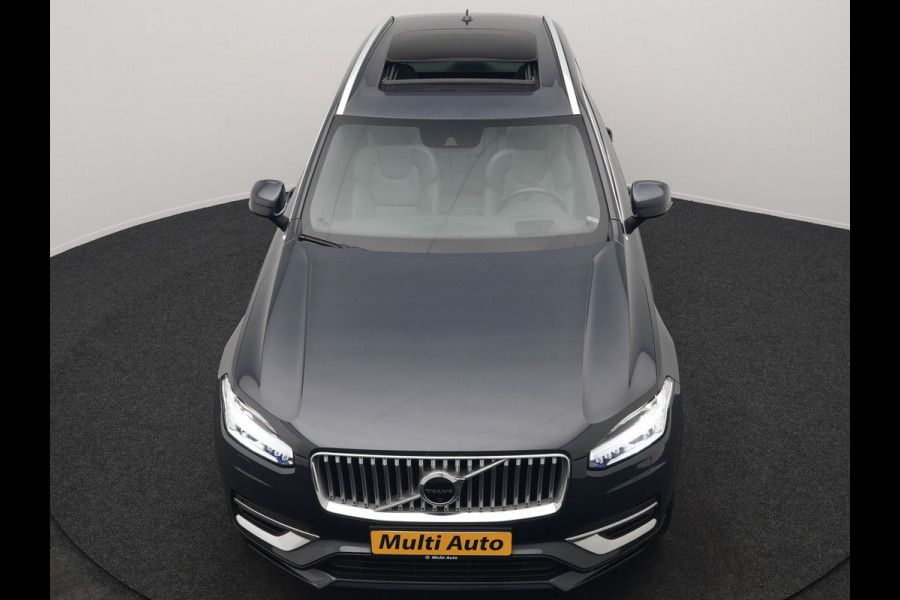Volvo XC90 T8 Recharge AWD Inscription 7 Persoons Plug In Hybrid 394pk Dealer O.H PHEV | Luchtvering | Panodak | Trekhaak af Fabriek | Adaptive Cruise |  Head Up | 360 camera | 21"L.M | BLIS | Harman Kardon |