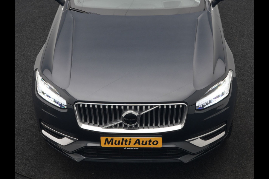 Volvo XC90 T8 Recharge AWD Inscription 7 Persoons Plug In Hybrid 394pk Dealer O.H PHEV | Luchtvering | Panodak | Trekhaak af Fabriek | Adaptive Cruise |  Head Up | 360 camera | 21"L.M | BLIS | Harman Kardon |